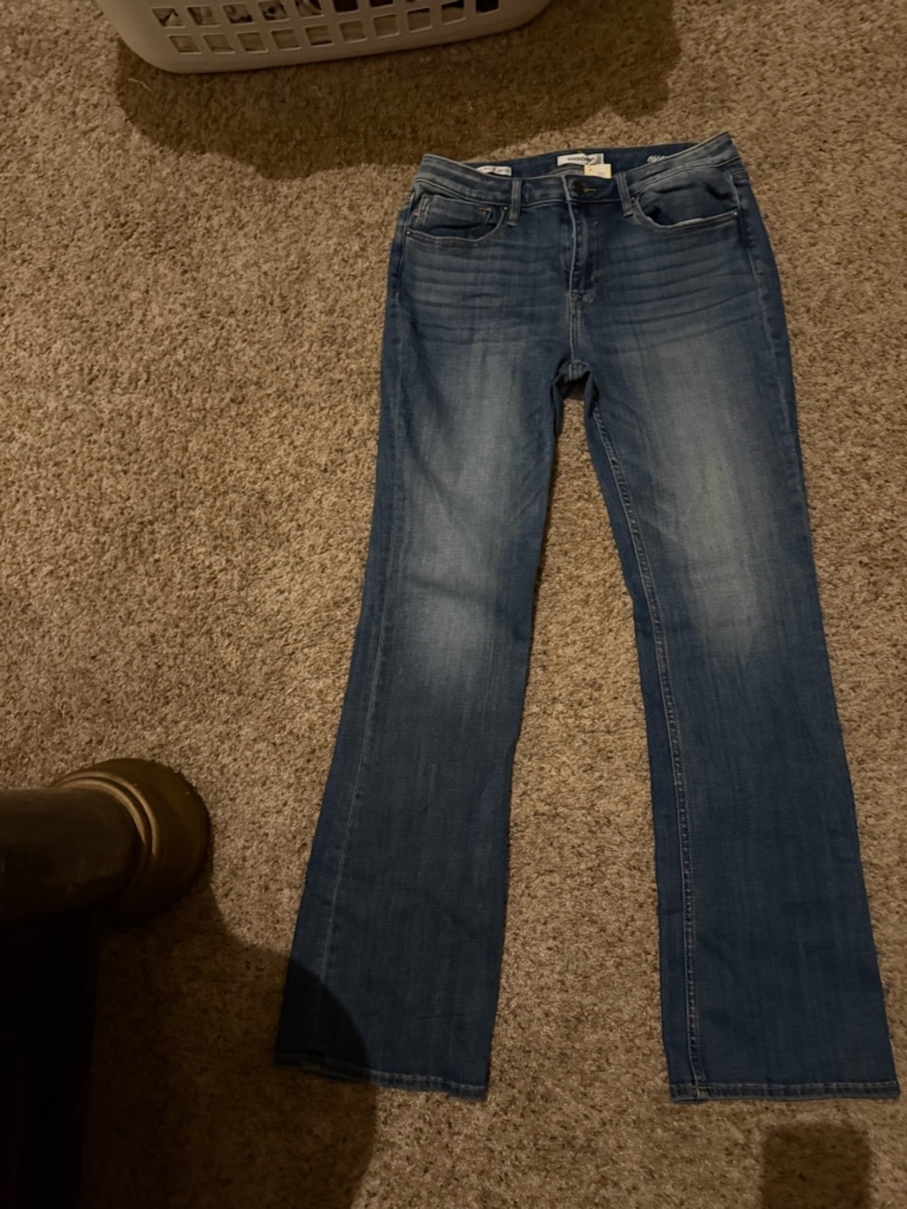 Vigoss Blue Flare Jean with Subtle Fading